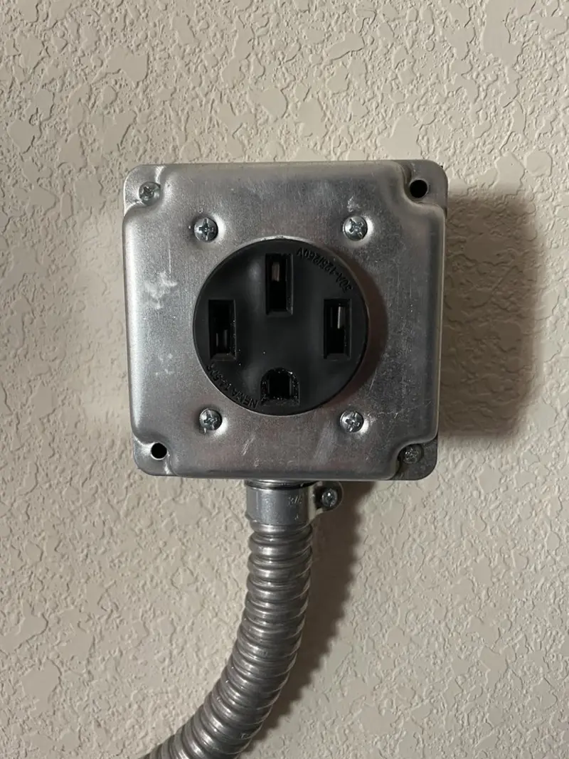 NEMA 14-50 outlet installed for Smart Home Electrical in Winter Garden