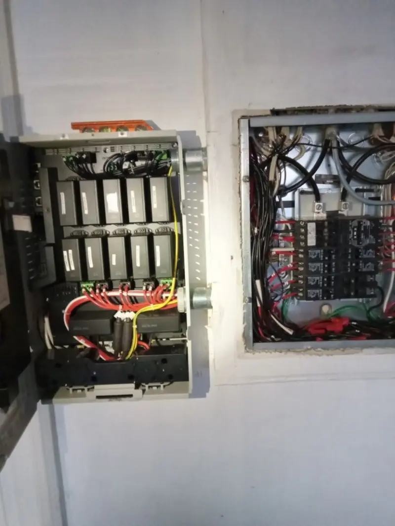 Electrical panel upgrade completed for Indoor Lighting Installation in Winter Garden